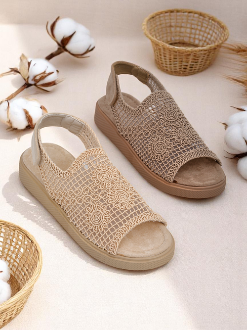 Royalfashion жіночі ажурні сандалі Levay з верхом