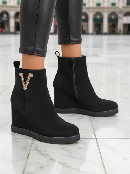 Royalfashion Nerias dámské kozačky na podpatku