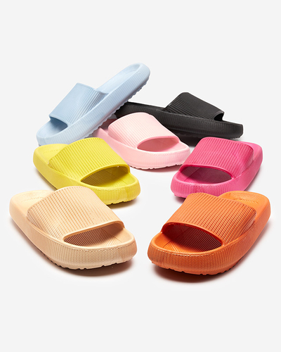 Zelené gumové pantofle s ražbou Torika - Obuv