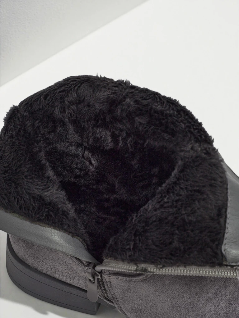 Dámské kotníkové boty z eko-semiše Kelmoria