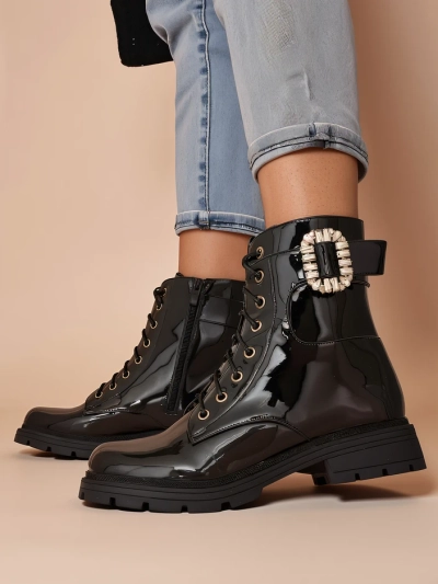Royalfashion Жіночі черевики на шнурівці Lacero