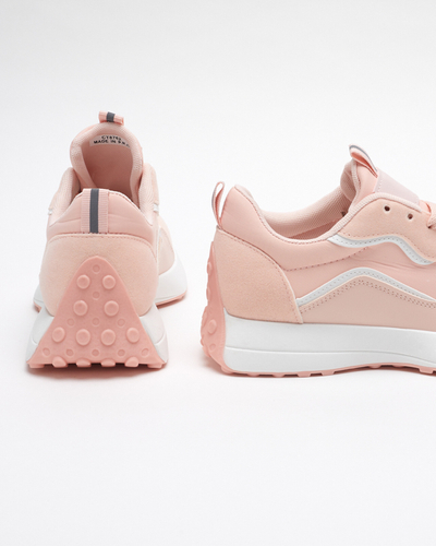 Růžové dámské tenisky Qsially- Footwear