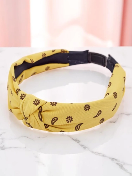 Royalfashion Pletená vzorovaná čelenka Grafity Boom