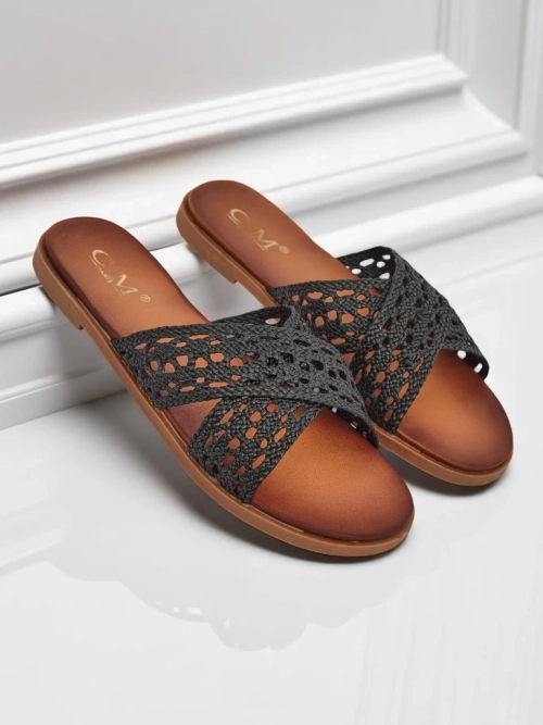 Royalfashion Жіночі тапочки на плоскій підошві Ella Brooke