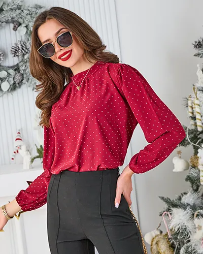 Royalfashion Dámská košile s kamínky