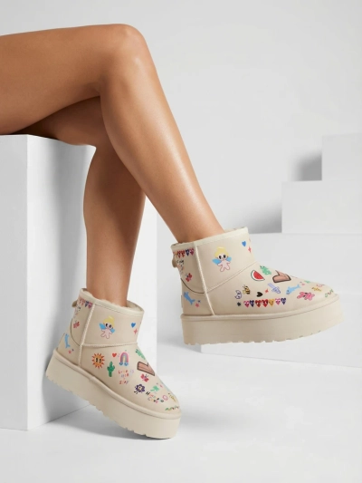 Royalfashion Krátké dámské sněhule s nálepky Hanaga