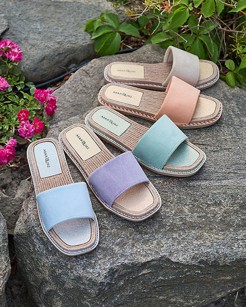 Блакитні жіночі шльопанці Vicoria