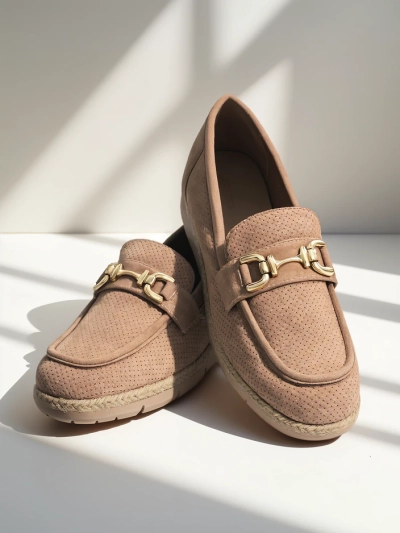 Royalfashion Dámské ploché boty s ozdobou na špičce