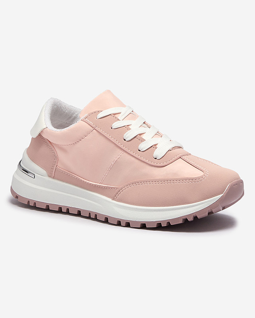 Жіночі рожеві спортивні кросівки на шнурівці Sweri - Взуття