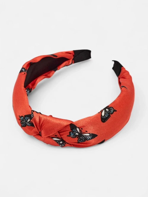Royalfashion Пов'язка для волосся в клітинку з метеликами Butterfly Weave