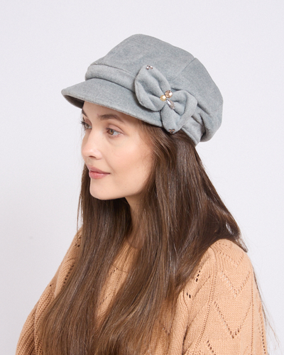 Dámský baret Royalfashion s mašlí
