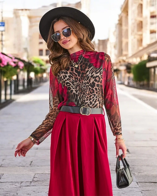 Жіноча блуза Royalfashion з принтом