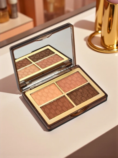Guerniss Paletka 4 Třpytivých Očních Stínů Chocolate Fudge