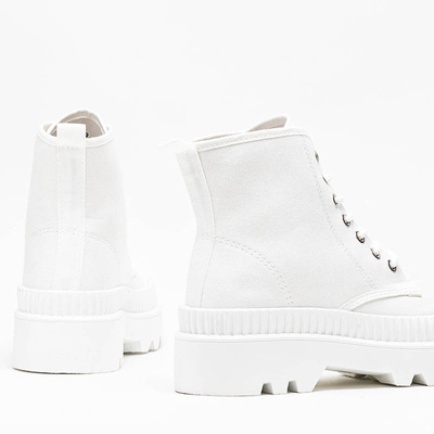 Білі жіночі черевики Roulle