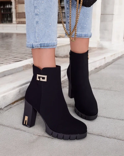 Dámské kotníkové boty Royalfashion na sloupku Orotti