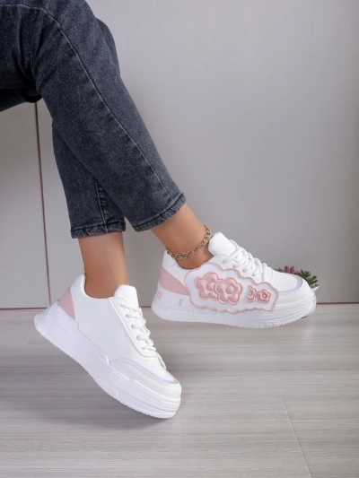 Royalfashion Dámské sneakers s dekorativním svrškem Nendales
