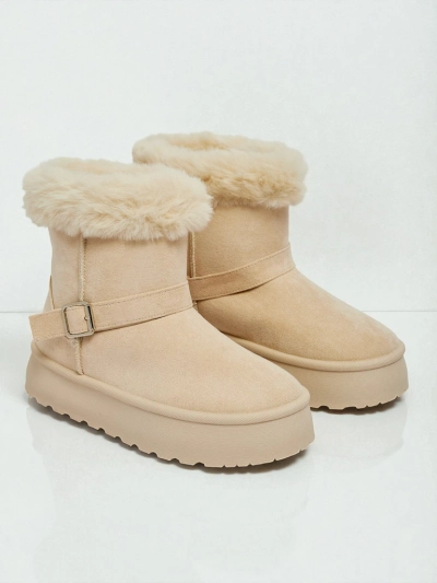 Royalfashion Krátké boty a'la sněhule dámské Myrelle