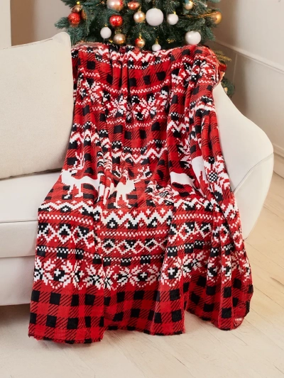 Royalfashion Vánoční přehoz na postel 160x200