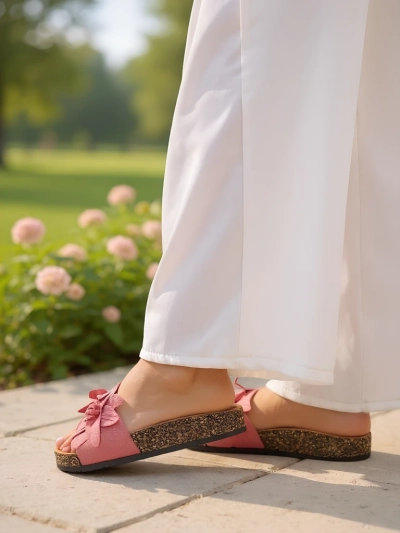 Royalfashion Dámské sandály s květinami Foules