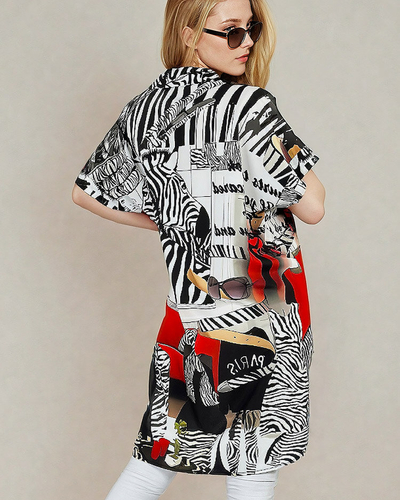 Royalfashion Dámská vzorovaná tunika