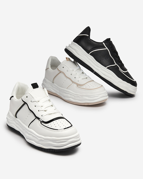 Бежеві жіночі кросівки з вставками Pinero