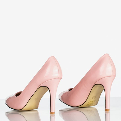 Růžová lakovaná kůže Louie - Boty 1