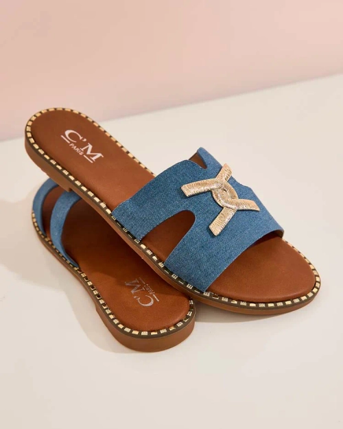 Royalfashion Жіночі шльопанці Ovore на плоскій підошві