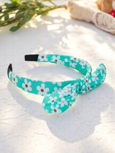 Royalfashion Čelenka s mašlí v květinách Florinka