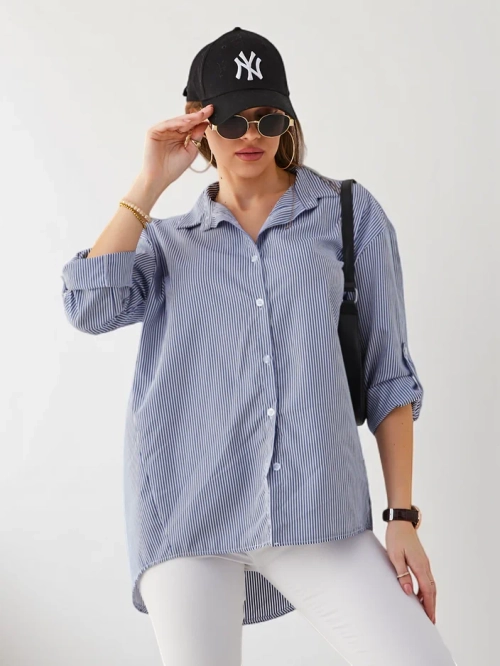 Royalfashion Жіноча смужкова сорочка