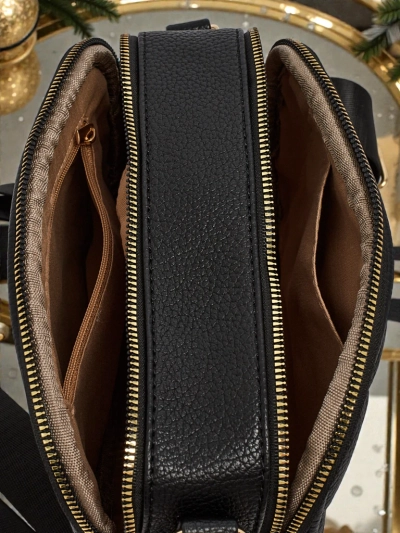 Prošívaná Malá dámská kabelka z eko kůže Connere