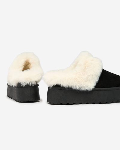 Royalfashion Světle hnědé dámské boty a'la snow boots s ornamentem Parisela