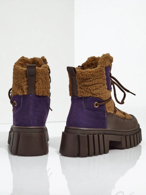 Жіночі ботильйони-воркери з хутром Cindora