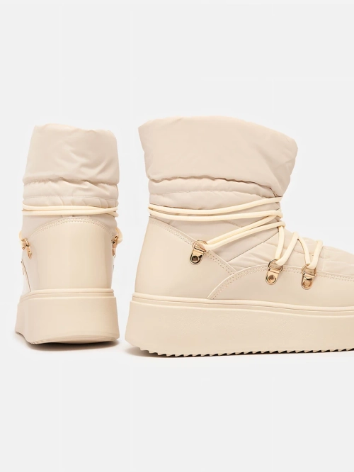 Жіночі снігоступи Royalfashion кремового кольору Dabenda