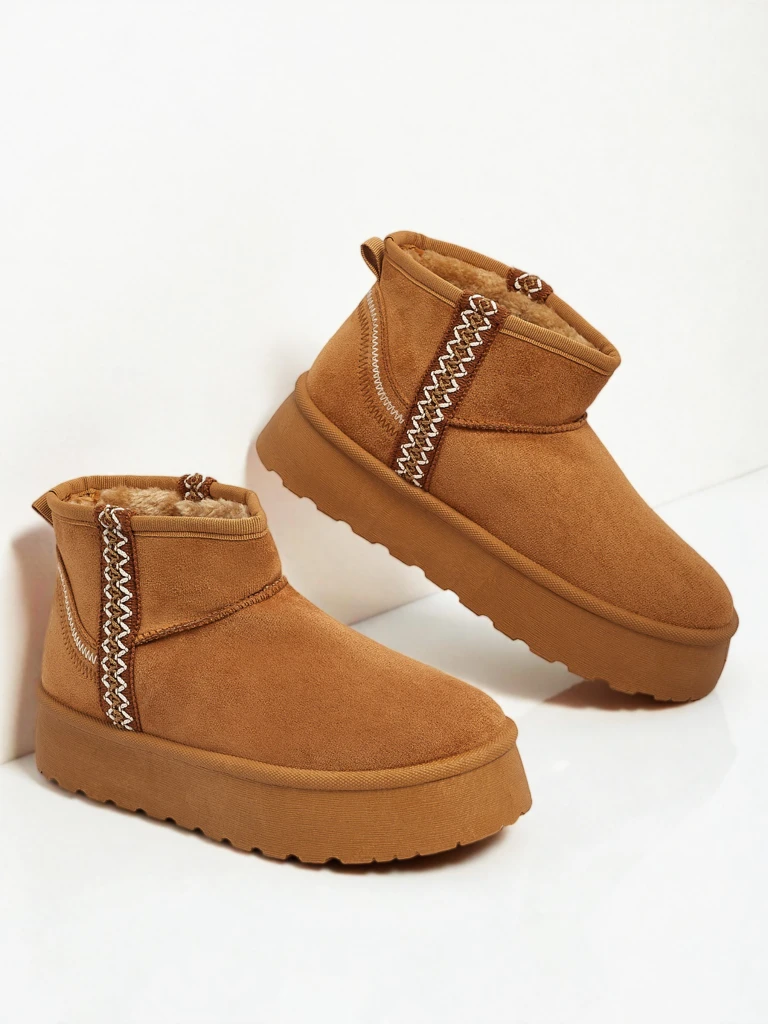 Krátké boty a'la sněhule dámské Pravel