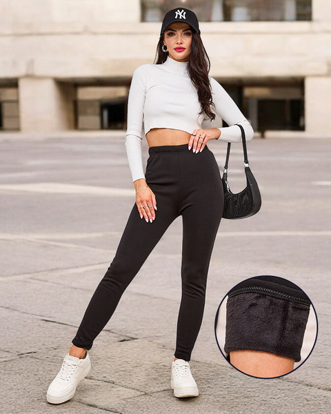 Royalfashion Dámské zateplené tegingové kalhoty PLUS SIZE