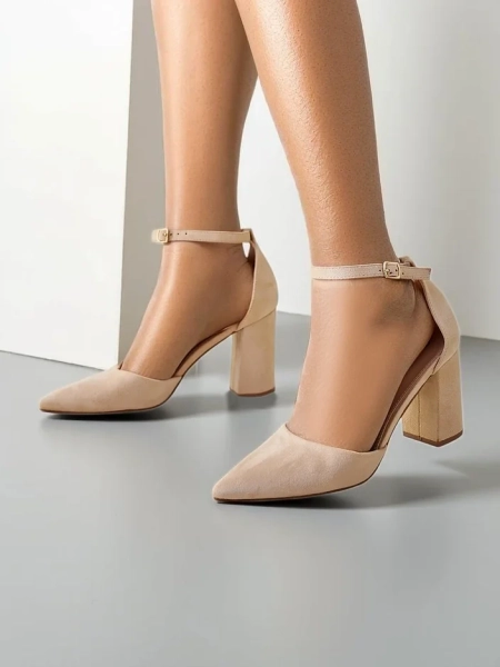 Royalfashion dámské eco-suede lodičky Caldeno