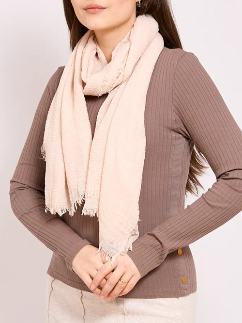 Royalfashion Легко помятый жіночий шарф