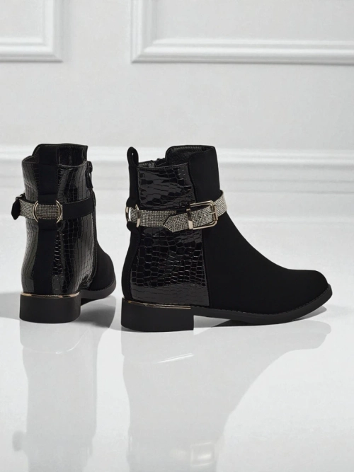 Високі жіночі ботильйони з екошкіри Arasse