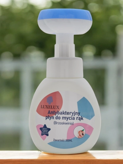 Luxelux Antibakteriální mytí rukou s vůní broskve 300 ml