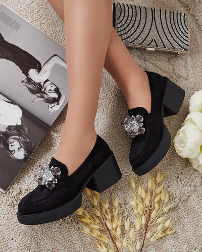 Royalfashion Dámské polobotky Pegorani s vysokým jehlovým podpatkem