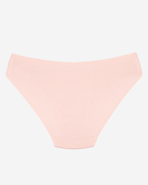 Світло-рожеві бавовняні жіночі труси, труси - Нижня білизна