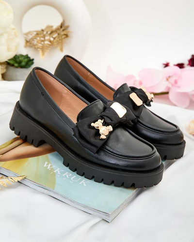 Royalfashion Жіночі мокасини з бантом Mantarme