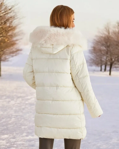 Жіноча стьобана зимова куртка Royalfashion
