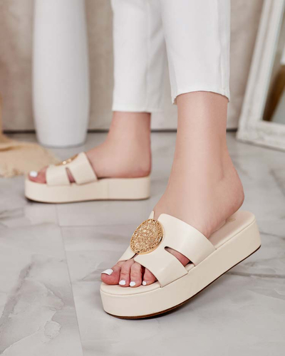 Royalfashion Dámské žabky Emicia na platformě