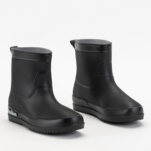 Чорні жіночі гумові чоботи Aqapi