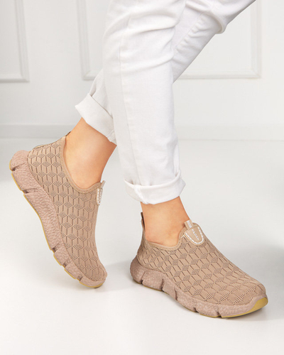 Світло-коричневі жіночі кросівки Glaio 