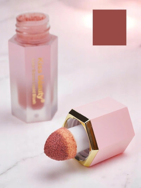Kiss Beauty Tekutý Blush s Aplikátorem, odstín Crush