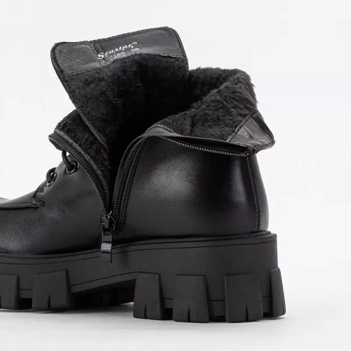 OUTLET Чорні жіночі сумки на плоскому каблуці Sinila - Взуття