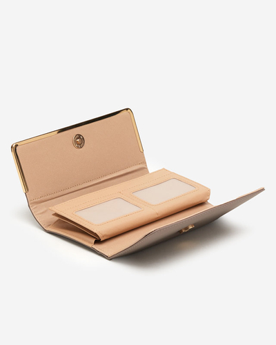 Hnědá dámská peněženka velká - Doplňky