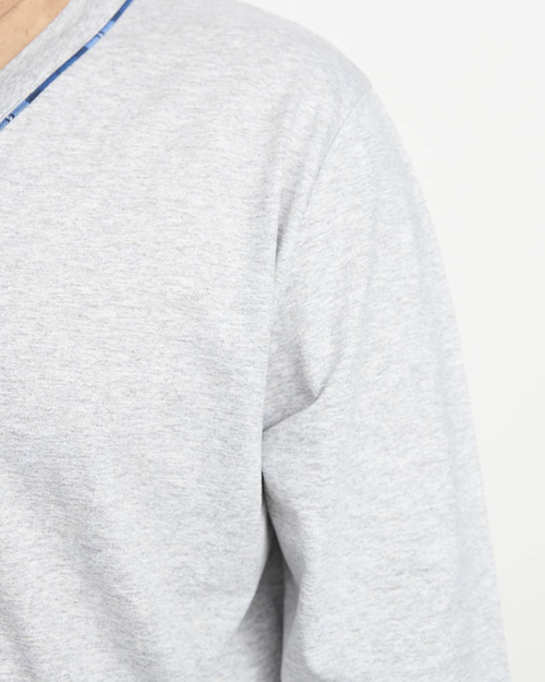 Сіра чоловіча піжама на ґудзиках - Одяг